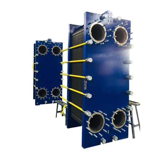 Schimbător de căldură cu plăci cu garnitură pentru gaz